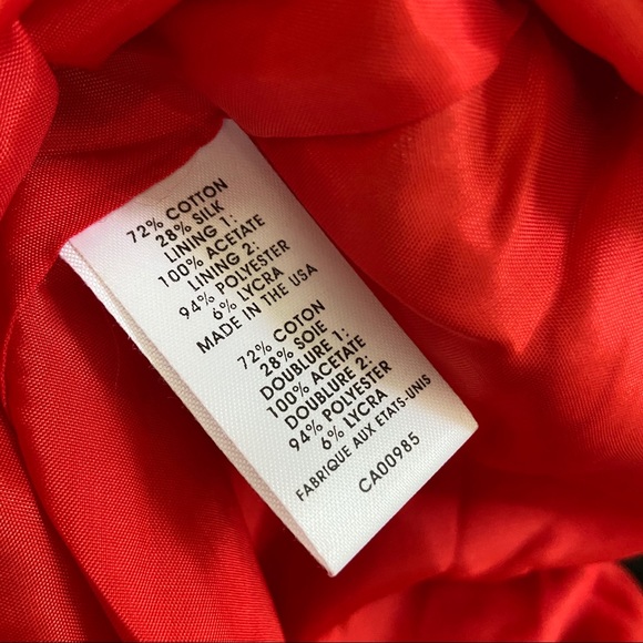 Nanette Lepore Red Strapless Tropical Dress 2 - Picture 9 of 9